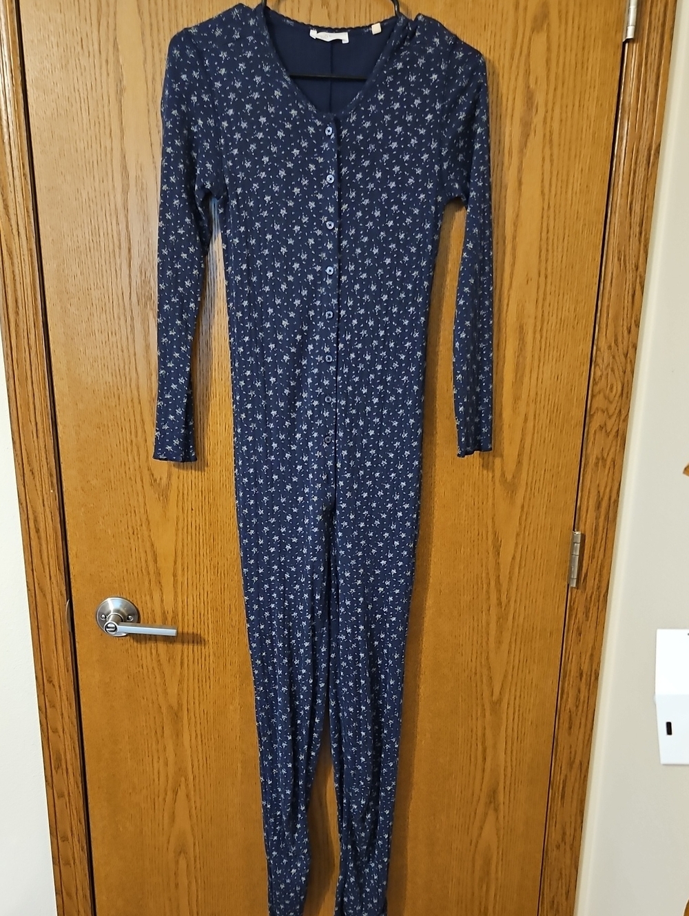 Doen MAISEY SUIT -- NAVY WINDSWEPT FLORAL